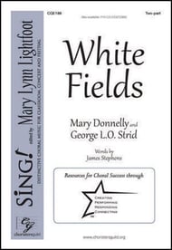 White Fields Two-Part choral sheet music cover Thumbnail